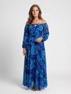 Verenaluxe™ | Off Shoulder Floral Maxi Dress