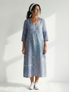 Nolan | Fit Patchwork Midi Dress