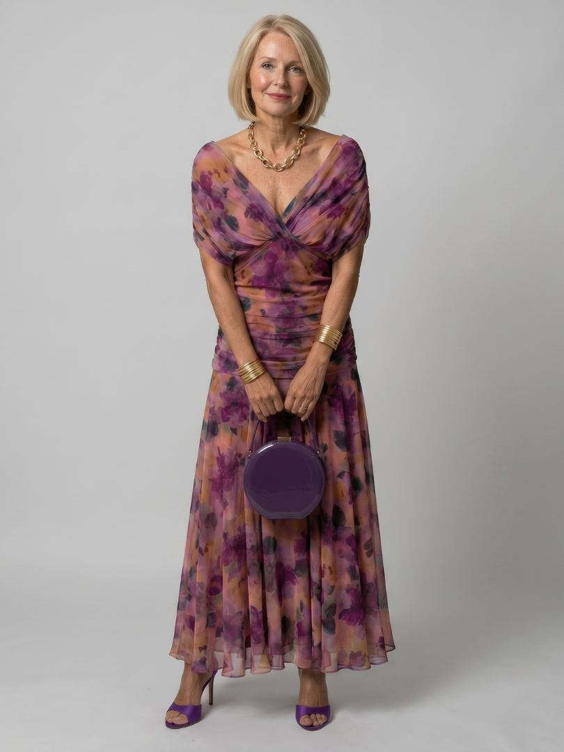 Verenaluxe™ | Flow Midi Dress
