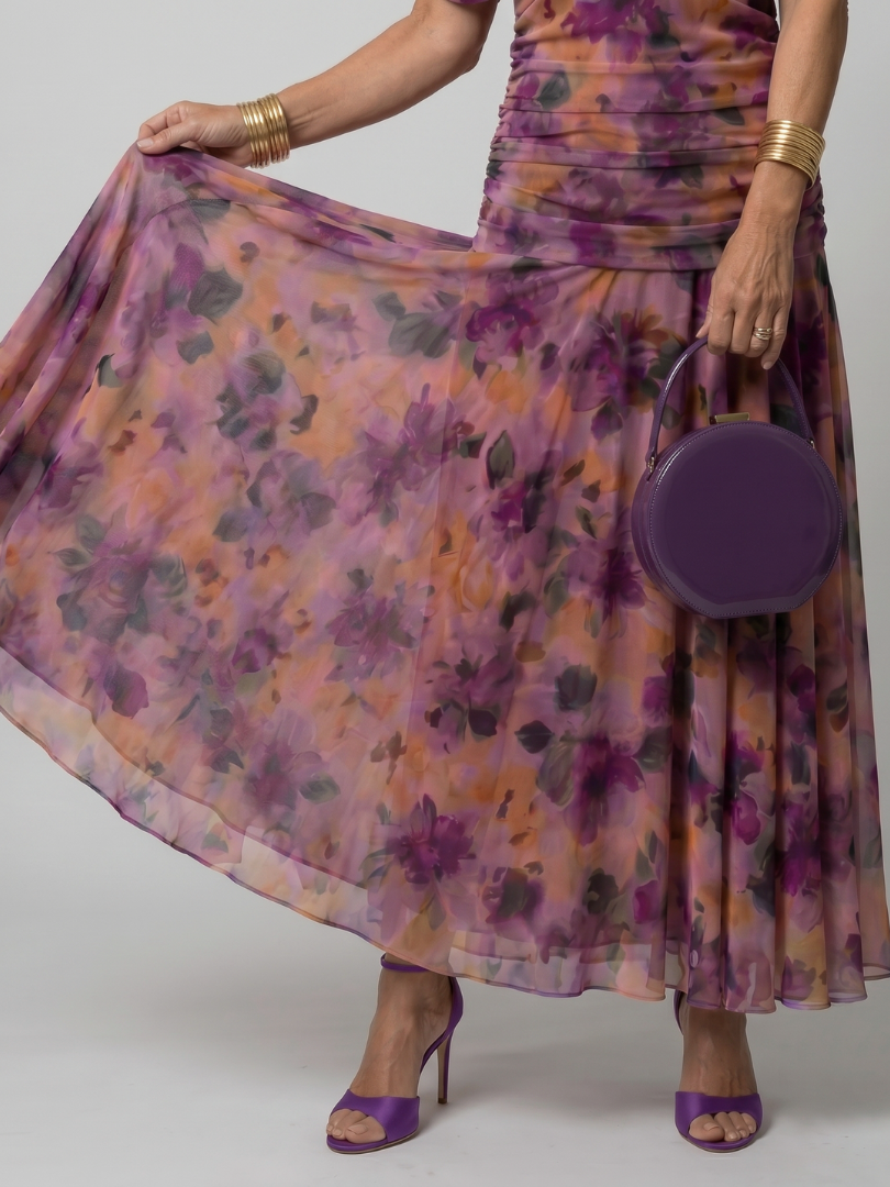 Verenaluxe™ | Off Shoulder Flow Midi Dress
