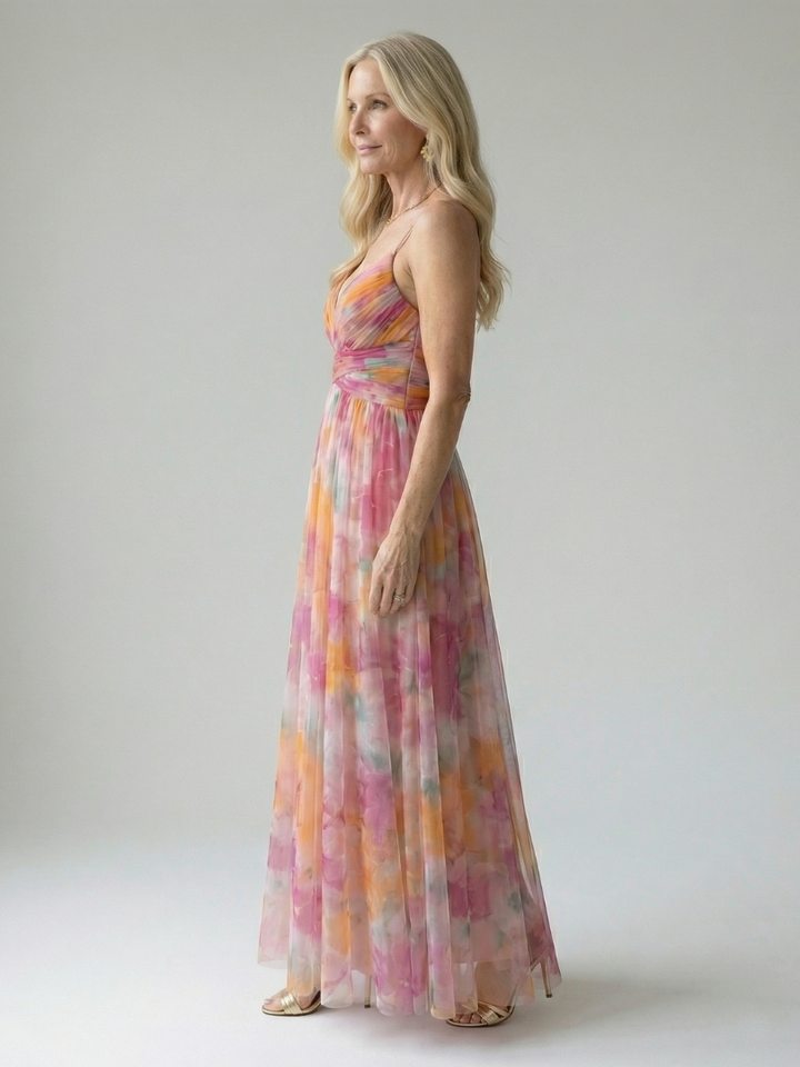 Verenaluxe™ | Soft Wrap Maxi Dress