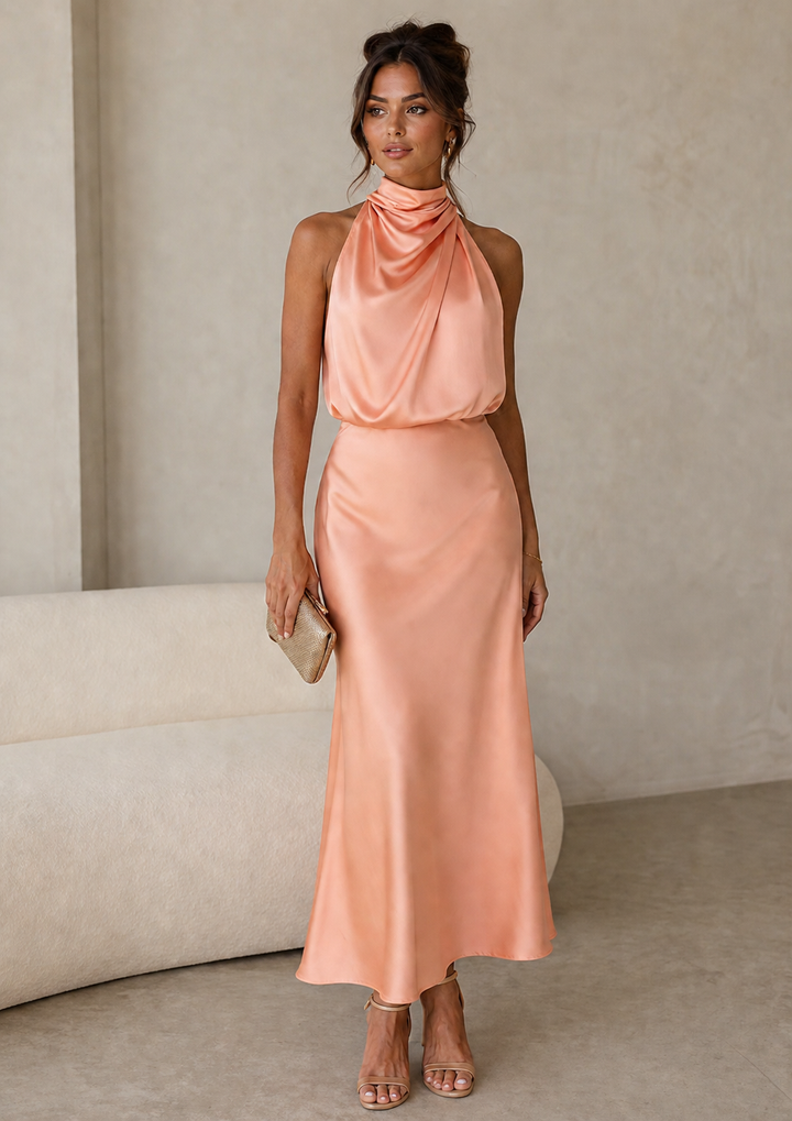 Verenaluxe™ | Draped Dress