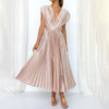 Verenaluxe™ | Timeless Pleated Midi Dress
