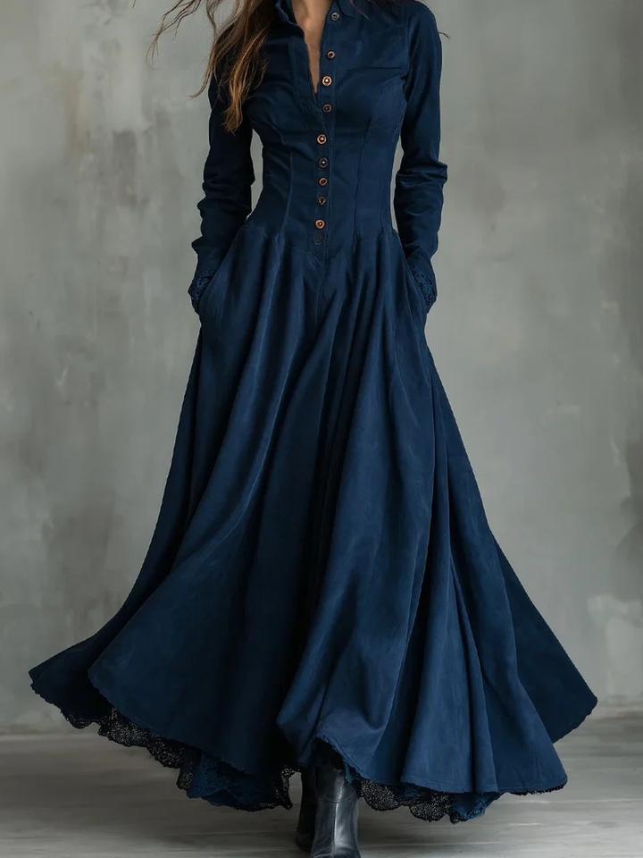 Midnight Lace Maxi Dress