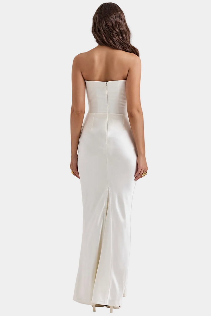 Allure Strapless Corset Maxi Dress