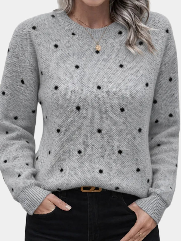 Long Sleeve Crew Neck Sweater